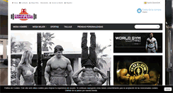 Desktop Screenshot of camisetasdegimnasio.com